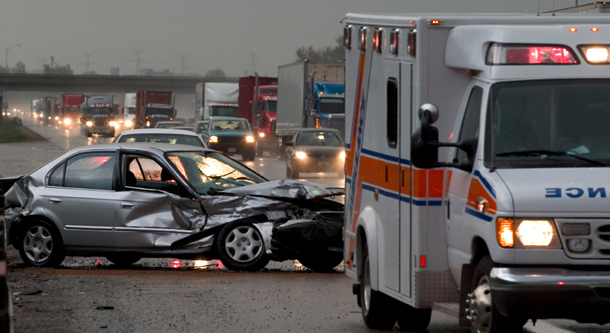 drunk driving crash scene