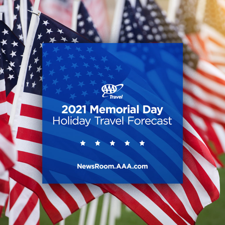 2021 Memorial Day Holiday Travel Forecast Graphic May 2021 AAA Newsroom