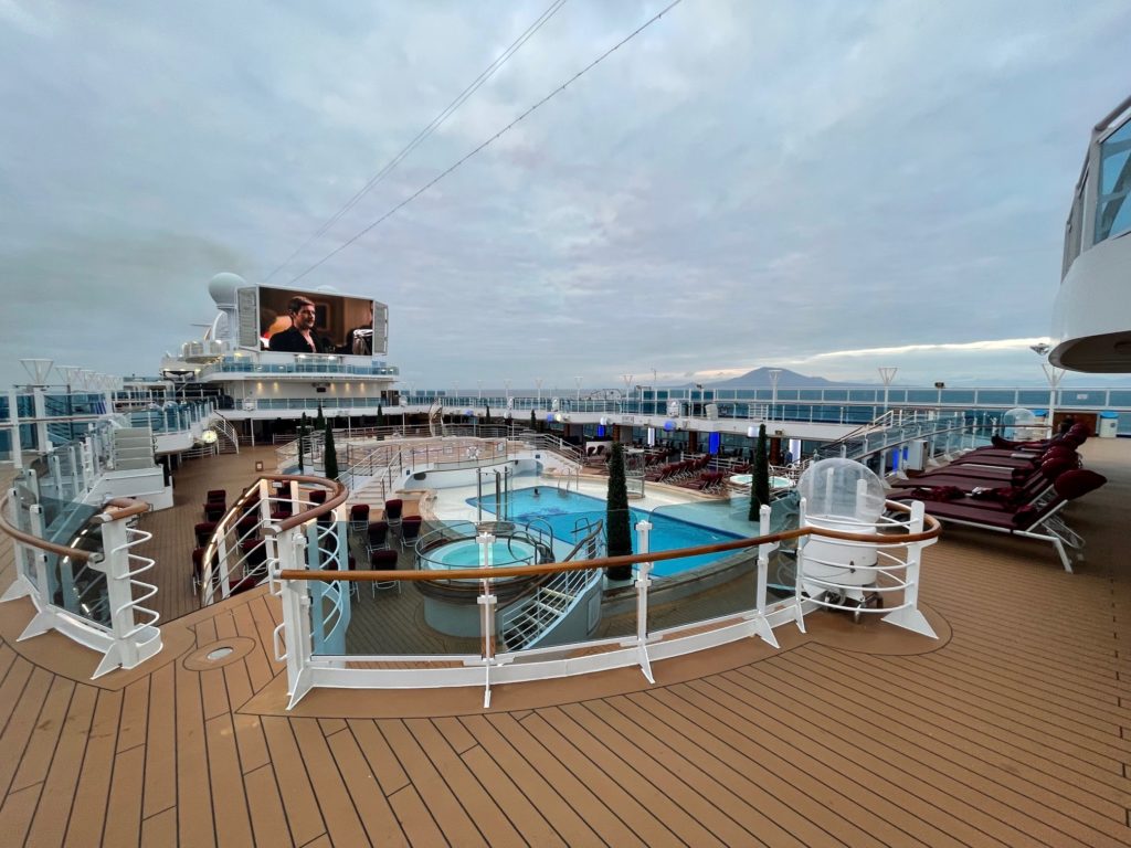 lido deck of a cruise ship