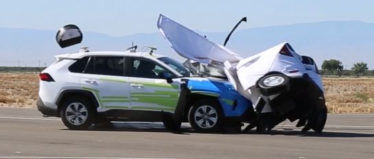 AAA automatic emergency braking crash test