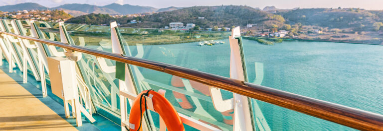 cruise overlooking water