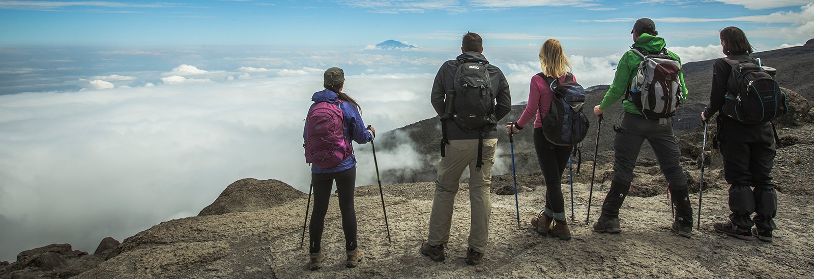 Hikers in Tanzania